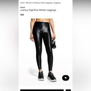 Koral Black leggings